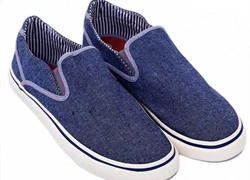 Giày vải nam xanh jean