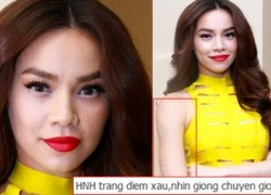 Hà Hồ bị chê mặt cứng đơ như người chuyển giới