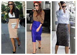 Học phối đồ công sở tinh tế như Victoria Beckham