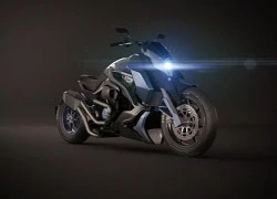 Hyosung ST7 Cruiser Concept đối thủ của Ducati Diavel