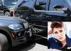 Justin Bieber gặp tai nạn xe hơi vì tránh paparazzi