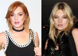 Kate Moss tức giận vì Lindsay qua lại với chồng cô