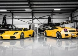 Lamborghini Murcielago và Gallardo "đọ dáng" cùng trực thăng