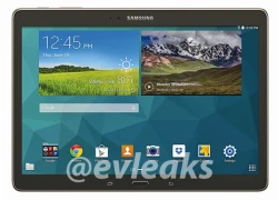 Lộ loạt ảnh Galaxy Tab S 10.5 mới, vỏ sau giống Galaxy S5