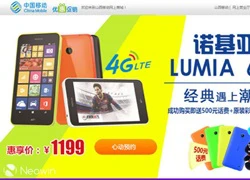 Lumia 638 chính thức ra mắt tại Trung Quốc với 4G LTE và RAM gấp đôi Lumia 630