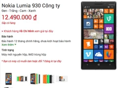 Lumia 930 chính hãng được rao giá từ 12,49 triệu đồng