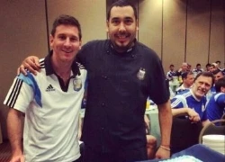 Messi tổ chức sinh nhật bên đồng đội