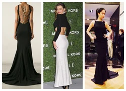 Ngọc Trinh chọn váy 300 triệu "đụng hàng" Miranda Kerr