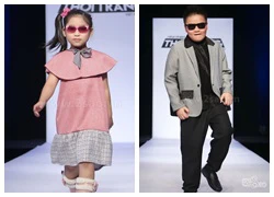 Người mẫu nhí siêu dễ thương trên sàn catwalk