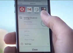 Opera mini cho iOS lột xác với giao diện và tùy chọn tiết kiệm dung lượng mới