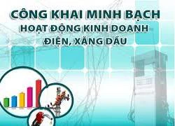 Ra mắt chuyên trang "Công khai, minh bạch điện, xăng dầu"