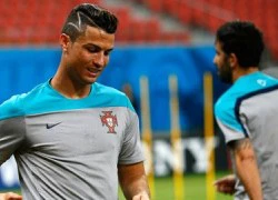 Ronaldo xuống tóc 'giải đen' trước trận đấu với Mỹ