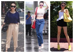 Sao Việt khoe street style hè tối giản