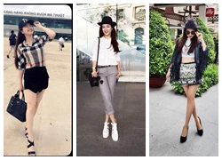 Street style sao Việt bắt mắt với trang trí họa tiết