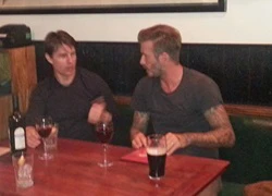 Tom Cruise và David Beckham rủ nhau đi uống rượu