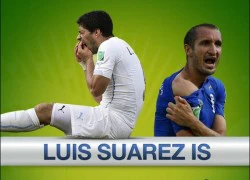 Xuất hiện Pacman phiên bản Suarez cắn vai đối thủ