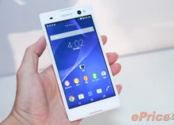 Ảnh chi tiết smartphone chuyên chụp ảnh selfie - Xperia C3