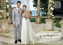 Ảnh đám cưới đẹp như mơ của Djokovic