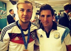 Ảnh Gotze 'tự sướng' với Messi gây bão mạng