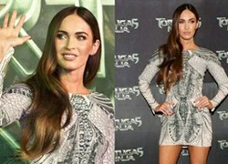 "Bà mẹ 2 con" Megan Fox quyến rũ với đầm ôm sát lấp lánh