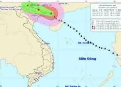 Bão Thần Sấm đã vào biên giới Việt - Trung, miền Bắc mưa to diện rộng