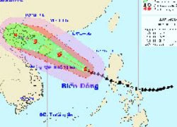 Bão Thần Sấm giật cấp 15 tiến vào vịnh Bắc Bộ