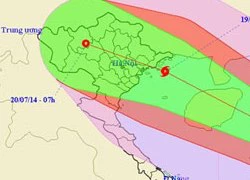 Bão Thần Sấm hướng vào Quảng Ninh - Thái Bình