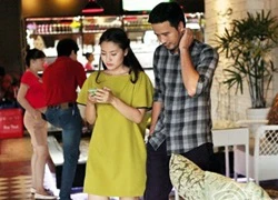 Bắt gặp &quot;kiều nữ&quot; Ngọc Lan tình tứ đi cà phê cùng bạn trai mới