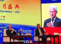 Bill Clinton chỉ trích chính sách Biển Đông của Trung Quốc