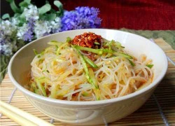 [Chế biến] - Bún trộn dưa leo