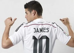 Chỉ trong 48h bán áo, Real kiếm được 1/3 số tiền mua James Rodriguez