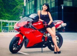 Cô gái Quảng Ninh sinh năm 1996 cưỡi Ducati gây chú ý