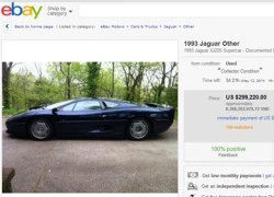 Đại gia rao bán siêu xe Jaguar XJ220 hàng hiếm giá bèo