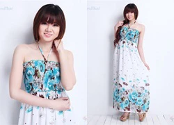 Đầm maxi Blueflowers