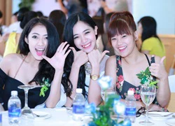 Dàn hot girl Hà Nội rạng rỡ dự event