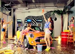 Girl's Day diện quần ngắn rửa ô tô trong MV mới