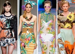 Họa tiết nhiệt đới (floral) khuấy động hè 2014