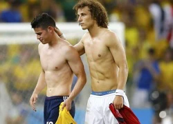 James Rodriguez &#8220;kết&#8221; nhất áo đấu của David Luiz