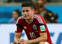 James Rodriguez khóc nức nở, David Luiz vỗ về