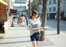 Mặc sooc jeans cạp cao cùng 5 gợi ý thú vị