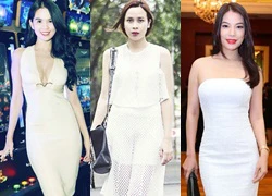 Mỹ nhân Việt ăn gian tuổi cùng trào lưu white-on-white