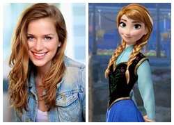 Ngắm vẻ đẹp rạng rỡ của Anna ("Frozen") phiên bản người thật