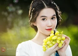 Ngọc Trinh lại "gây thương nhớ" với hình ảnh trong sáng