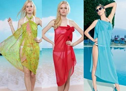 Những cách quấn khăn sarong quyến rũ đi biển