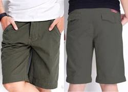 Quần short kaki nam grey color