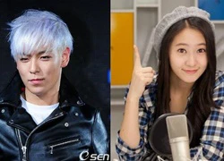 Rộ tin hẹn hò của T.O.P (Big Bang) và Krystal - F(x)