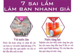 Sai lầm khiến bạn nhanh già