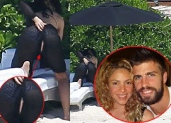 Shakira bị soi &#8220;lỗ thủng vô duyên&#8221; ở vòng ba khi đi nghỉ cùng chồng