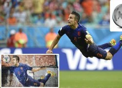 Siêu phẩm của Van Persie được khắc họa tại khu ổ chuột ở Brazil