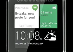 Smartwatch đầu tiên của HTC lộ diện với thiết kế vuông